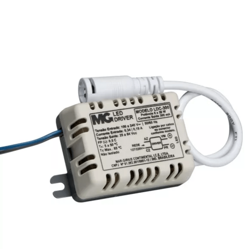 Imagem do produto LED DRIVER COM CONECTOR 8-25W
