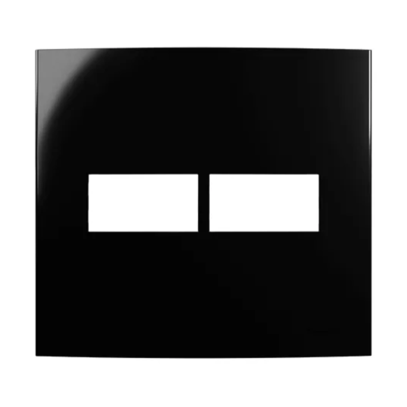 Imagem do produto PLACA 4X4 2 POSTOS HORIZ EBONY SLEEK