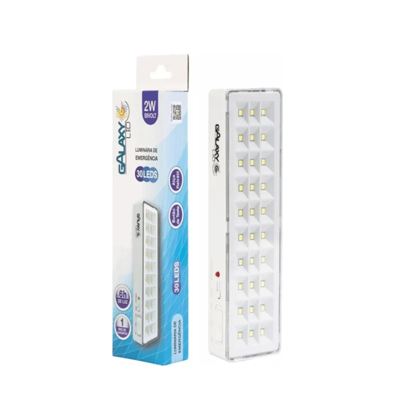 Imagem do produto LUMINÁRIA EMERGÊNCIA LED BIVOLT 2W