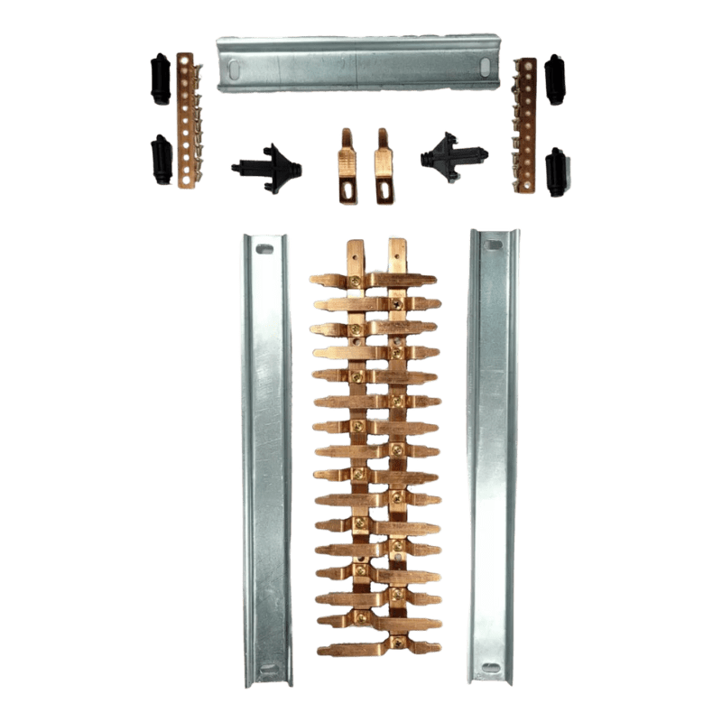 Imagem do produto KIT BARRAMENTO 44DIN 100A BIFASICO